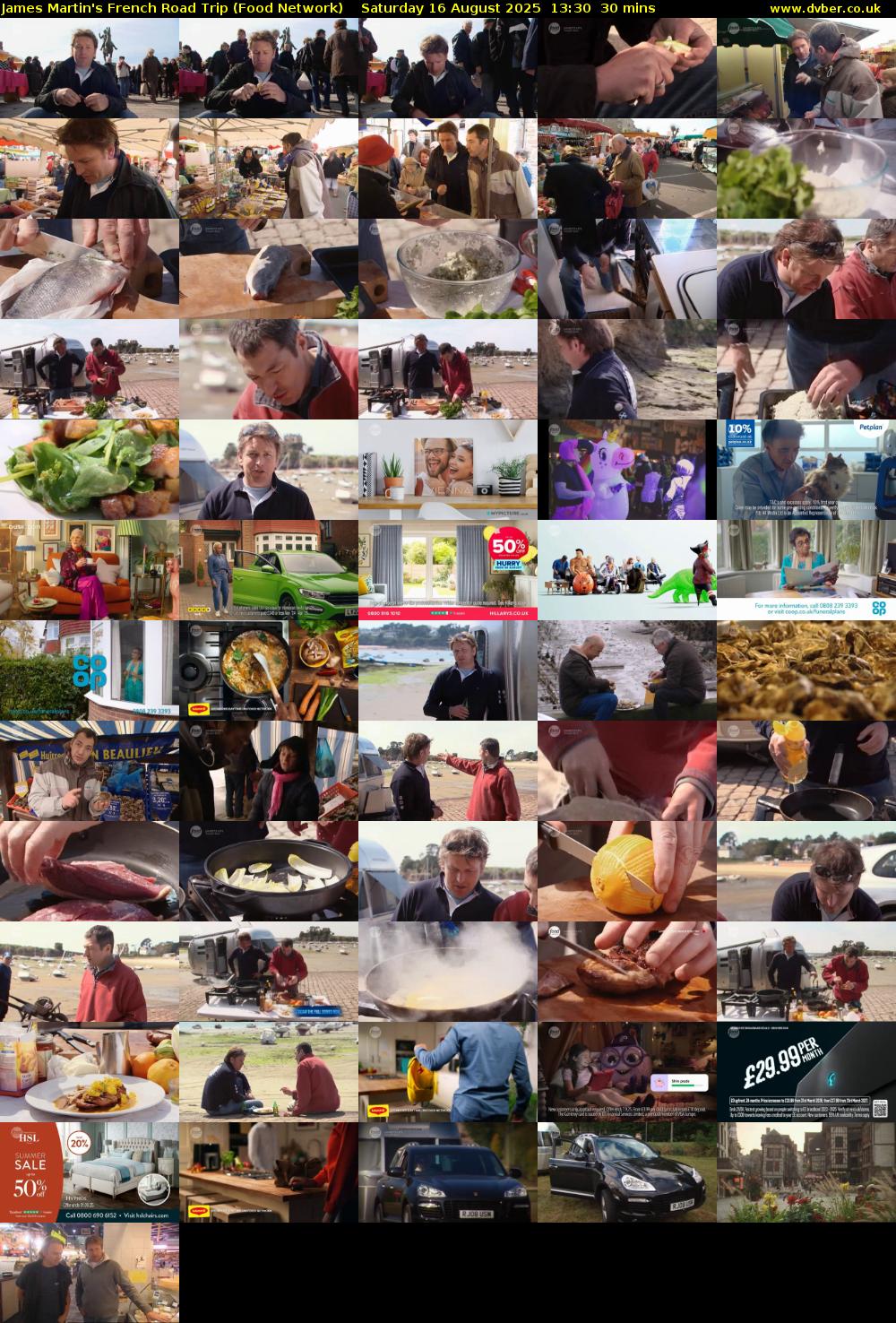 James Martin's French Road Trip (Food Network) Saturday 16 August 2025 13:30 - 14:00