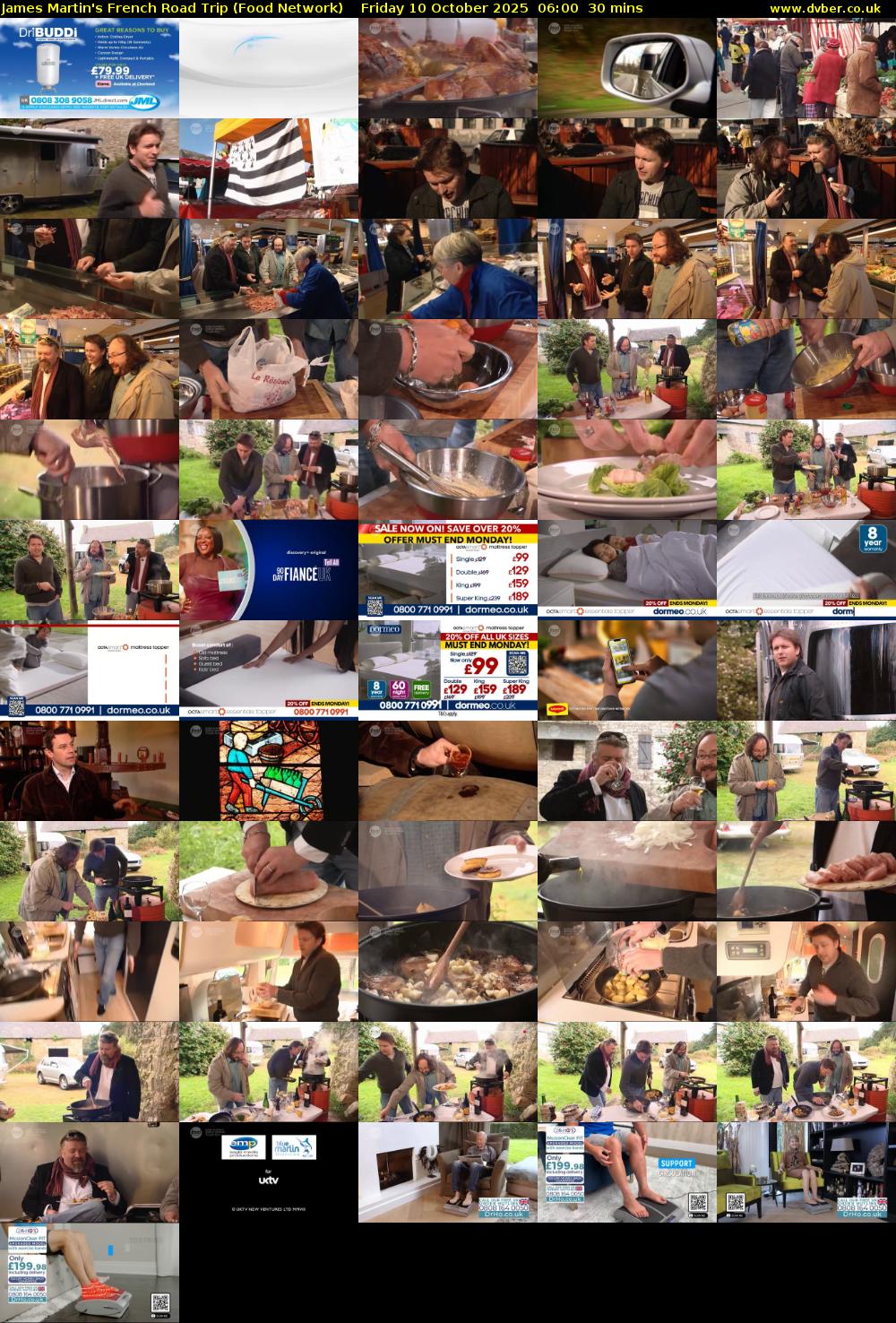 James Martin's French Road Trip (Food Network) Friday 10 October 2025 06:00 - 06:30