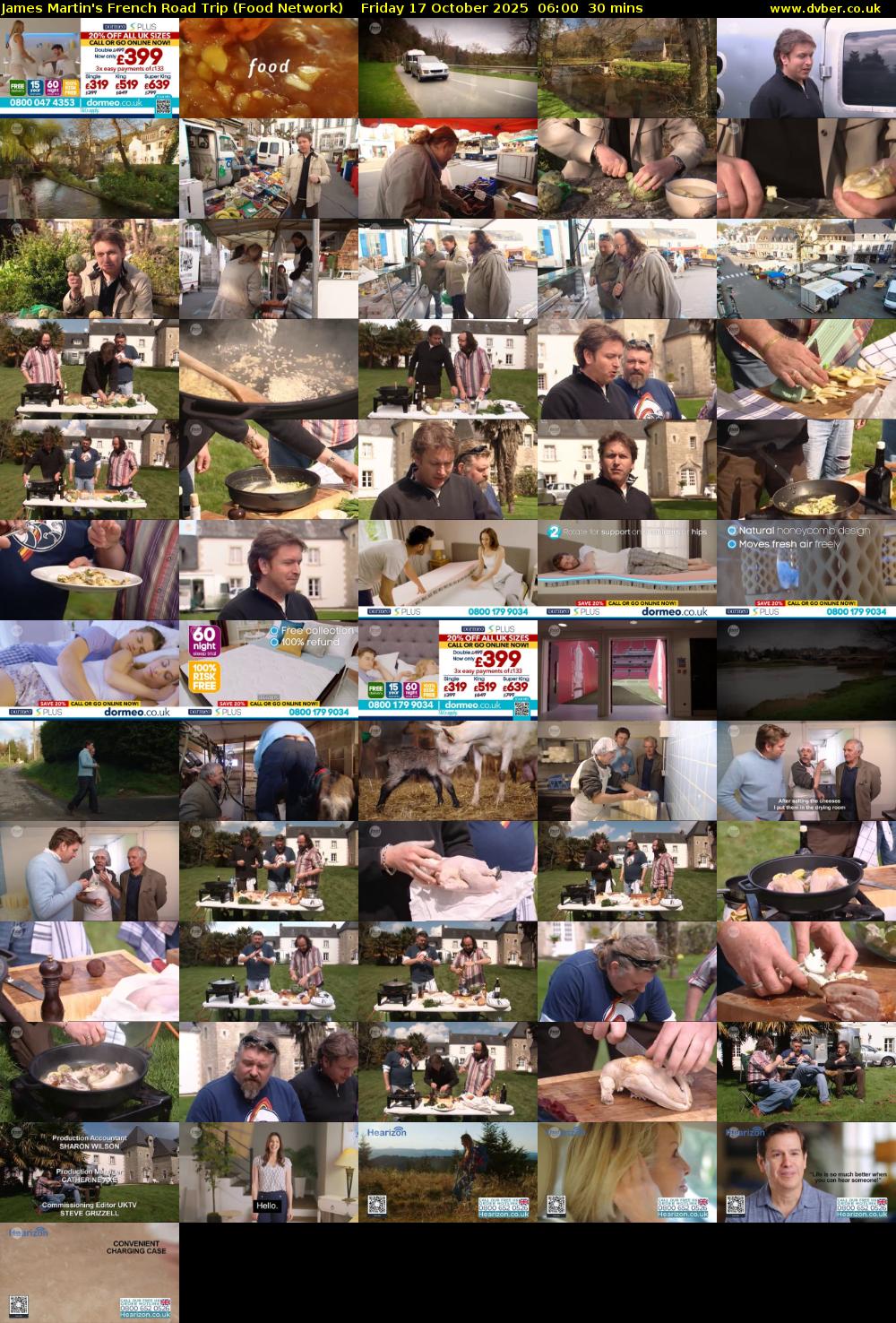 James Martin's French Road Trip (Food Network) Friday 17 October 2025 06:00 - 06:30