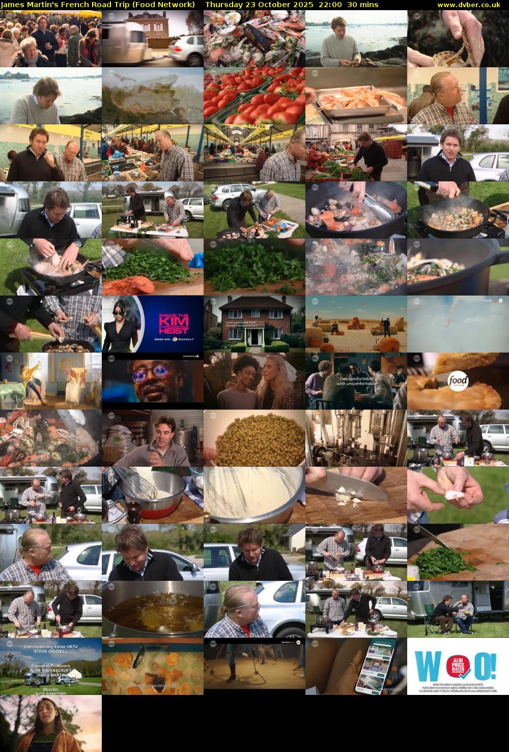 James Martin's French Road Trip (Food Network) Thursday 23 October 2025 22:00 - 22:30