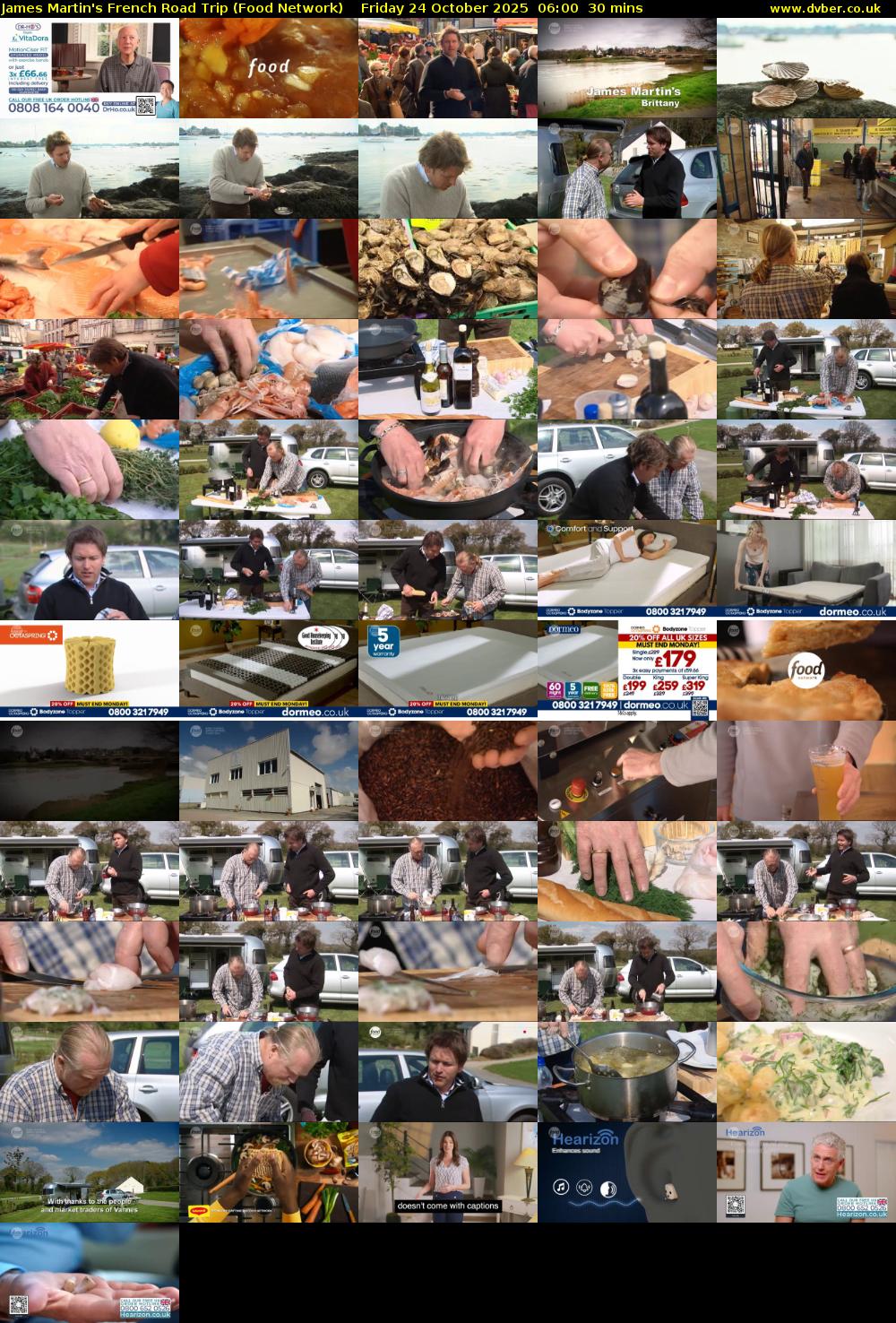 James Martin's French Road Trip (Food Network) Friday 24 October 2025 06:00 - 06:30