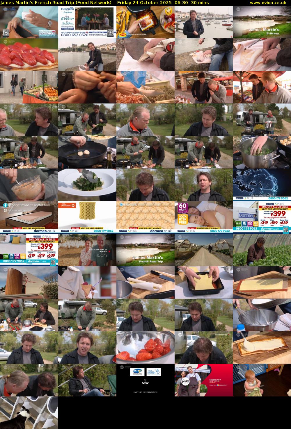 James Martin's French Road Trip (Food Network) Friday 24 October 2025 06:30 - 07:00