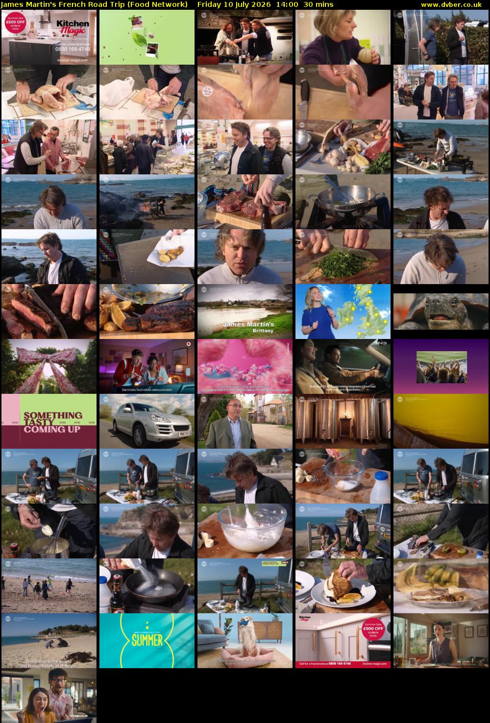James Martin's French Road Trip (Food Network) Friday 10 July 2026 14:00 - 14:30