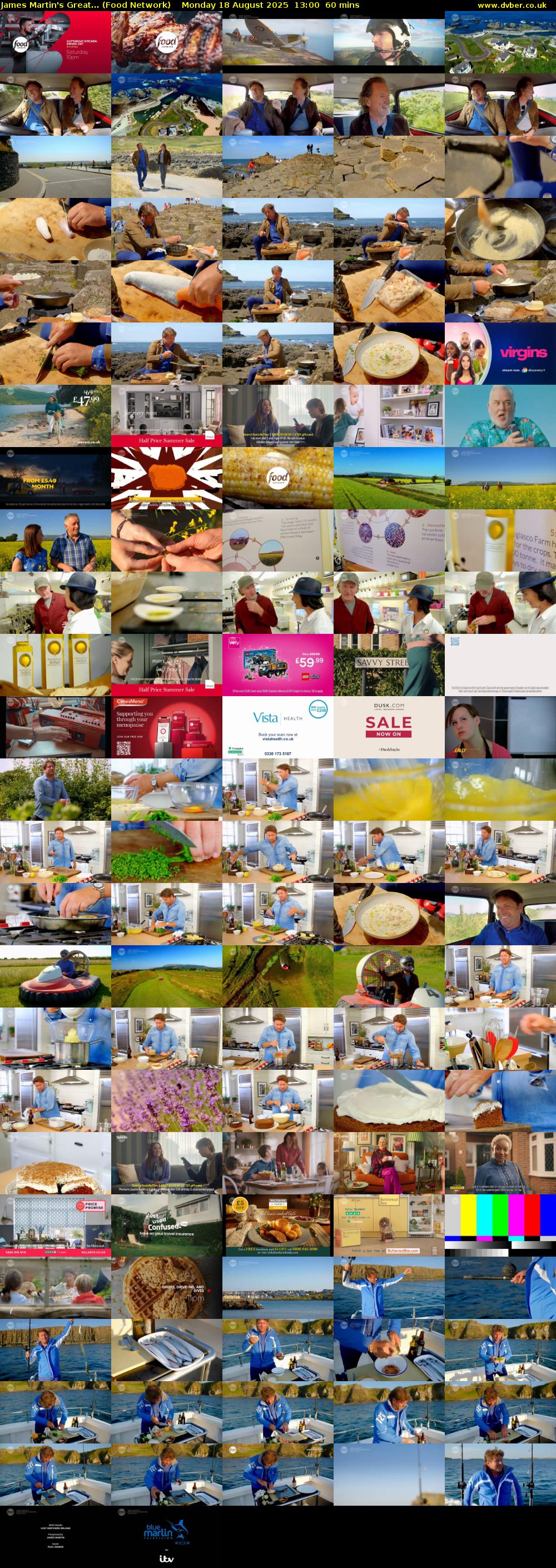 James Martin's Great... (Food Network) Monday 18 August 2025 13:00 - 14:00