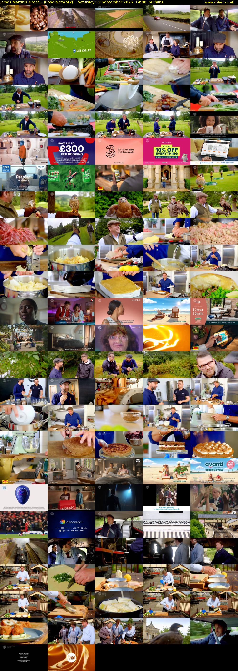 James Martin's Great... (Food Network) Saturday 13 September 2025 14:00 - 15:00