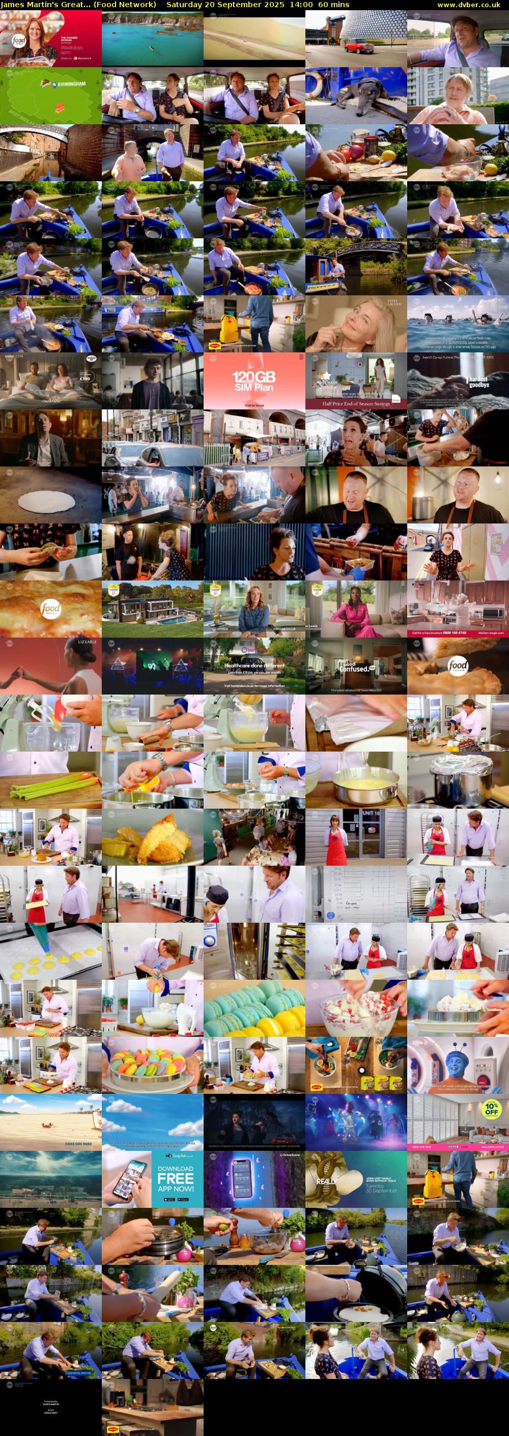 James Martin's Great... (Food Network) Saturday 20 September 2025 14:00 - 15:00