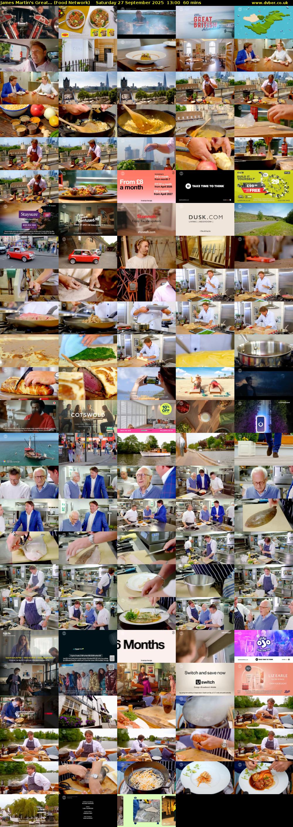 James Martin's Great... (Food Network) Saturday 27 September 2025 13:00 - 14:00