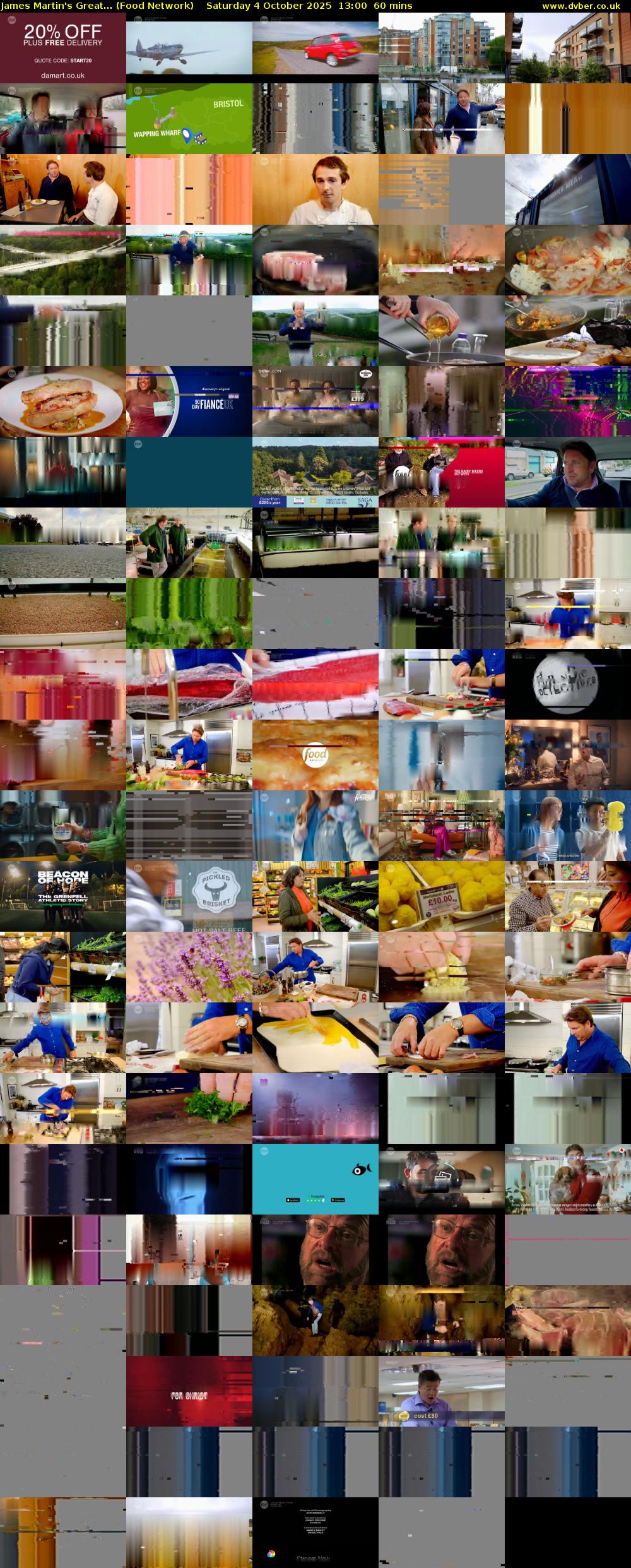 James Martin's Great... (Food Network) Saturday 4 October 2025 13:00 - 14:00