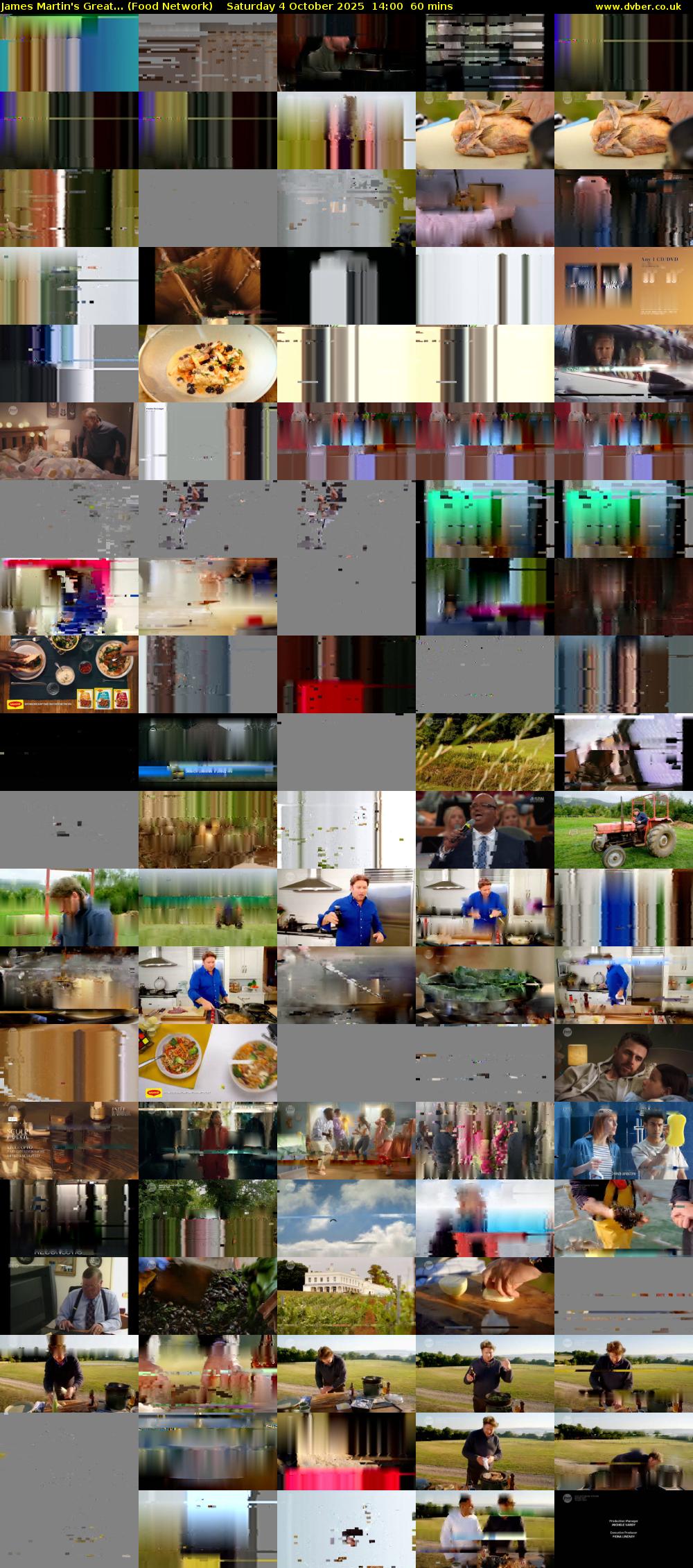James Martin's Great... (Food Network) Saturday 4 October 2025 14:00 - 15:00