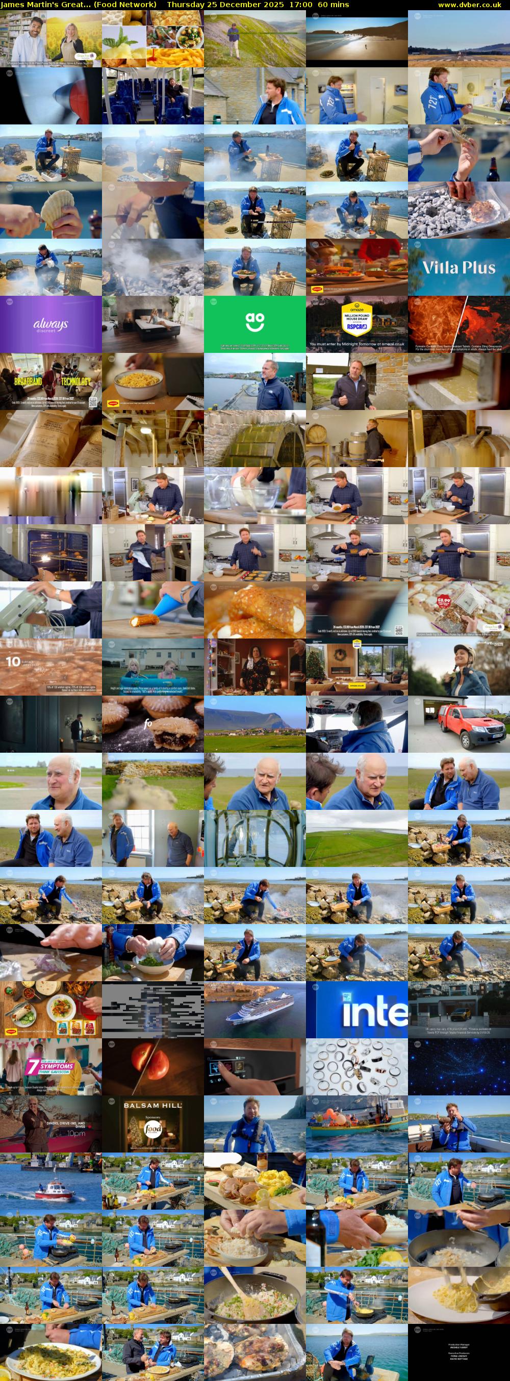 James Martin's Great... (Food Network) Thursday 25 December 2025 17:00 - 18:00