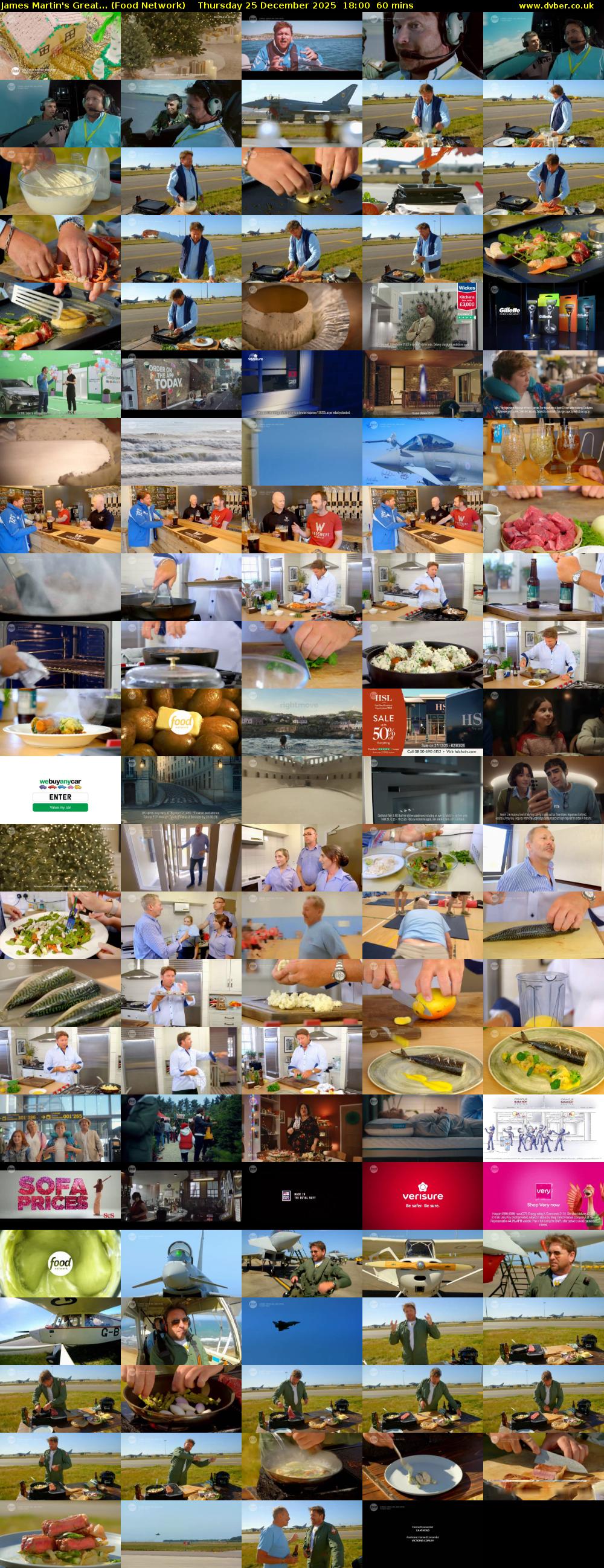 James Martin's Great... (Food Network) Thursday 25 December 2025 18:00 - 19:00