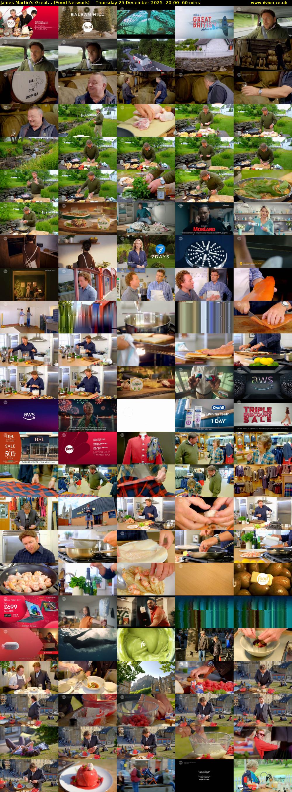 James Martin's Great... (Food Network) Thursday 25 December 2025 20:00 - 21:00