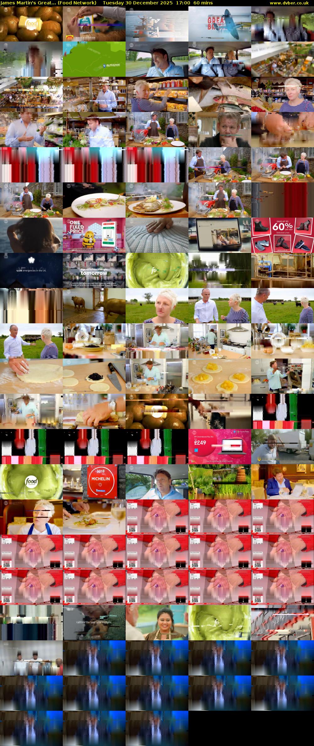 James Martin's Great... (Food Network) Tuesday 30 December 2025 17:00 - 18:00