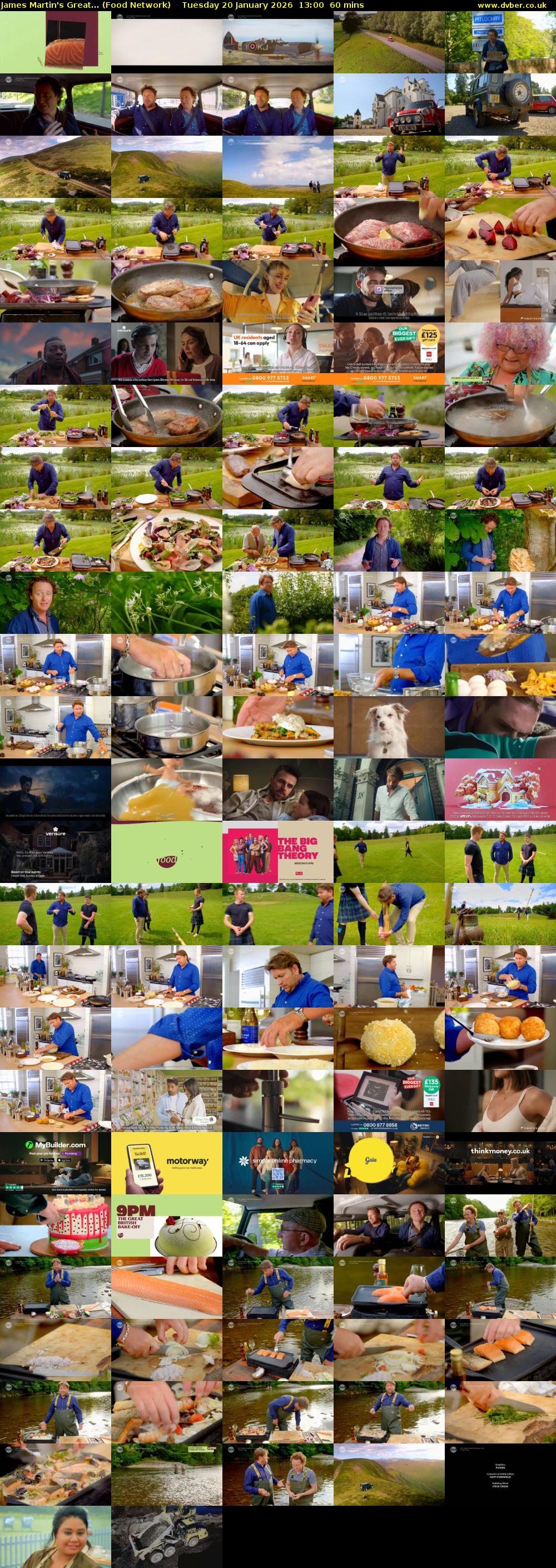 James Martin's Great... (Food Network) Tuesday 20 January 2026 13:00 - 14:00