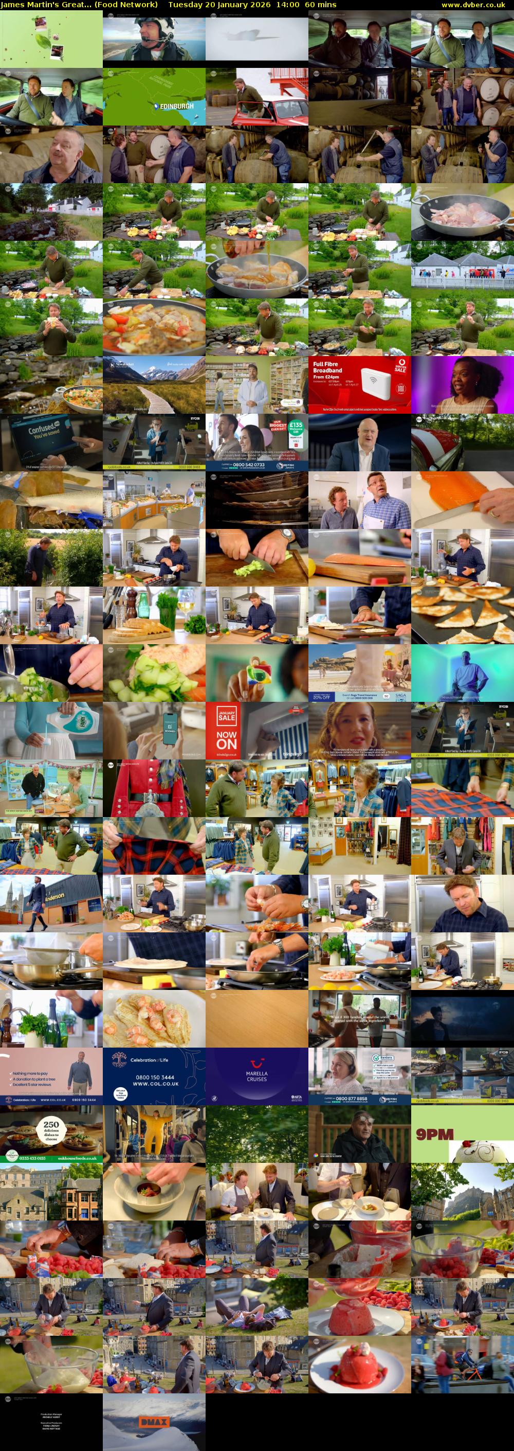 James Martin's Great... (Food Network) Tuesday 20 January 2026 14:00 - 15:00