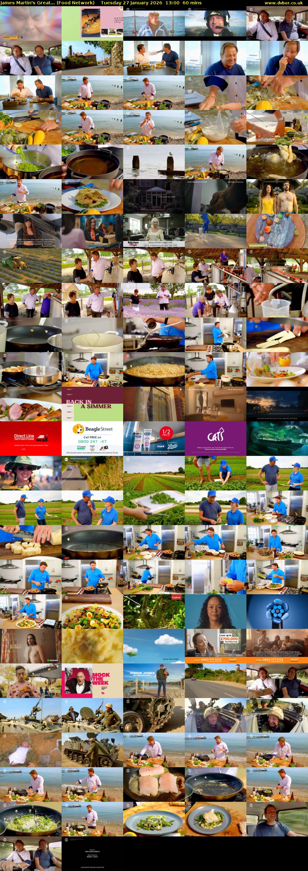 James Martin's Great... (Food Network) Tuesday 27 January 2026 13:00 - 14:00