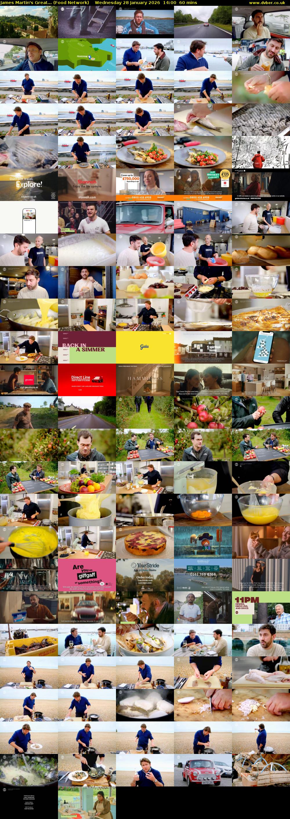 James Martin's Great... (Food Network) Wednesday 28 January 2026 14:00 - 15:00