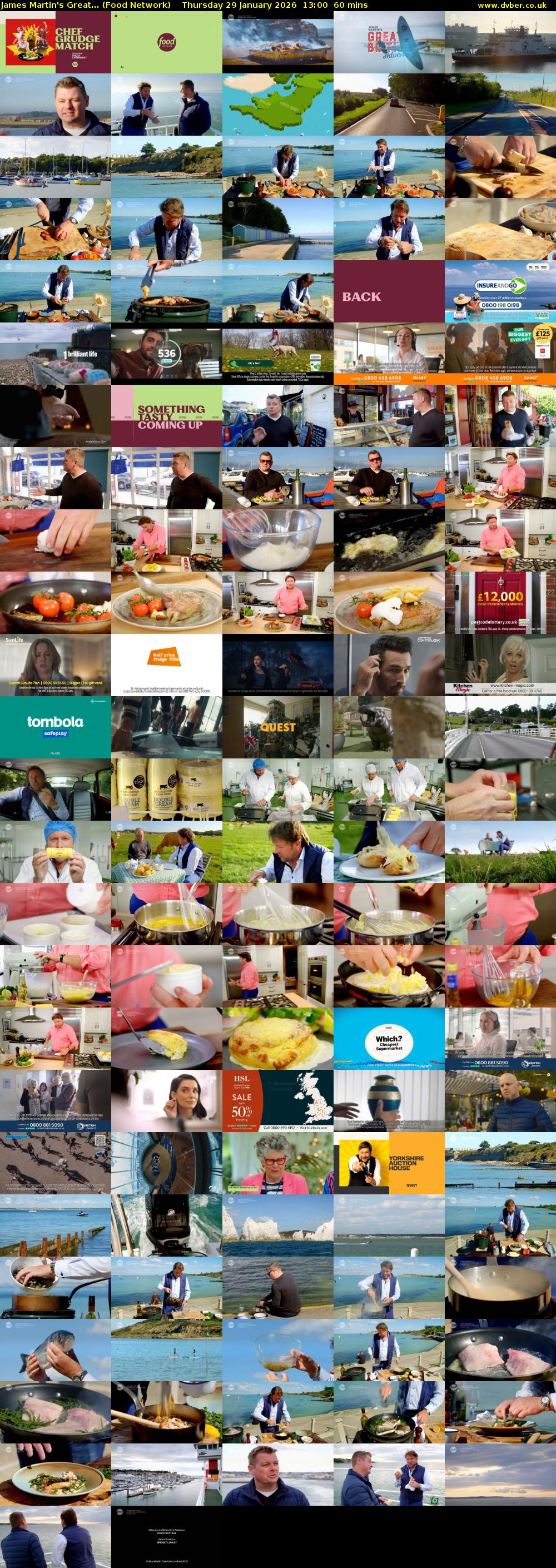 James Martin's Great... (Food Network) Thursday 29 January 2026 13:00 - 14:00