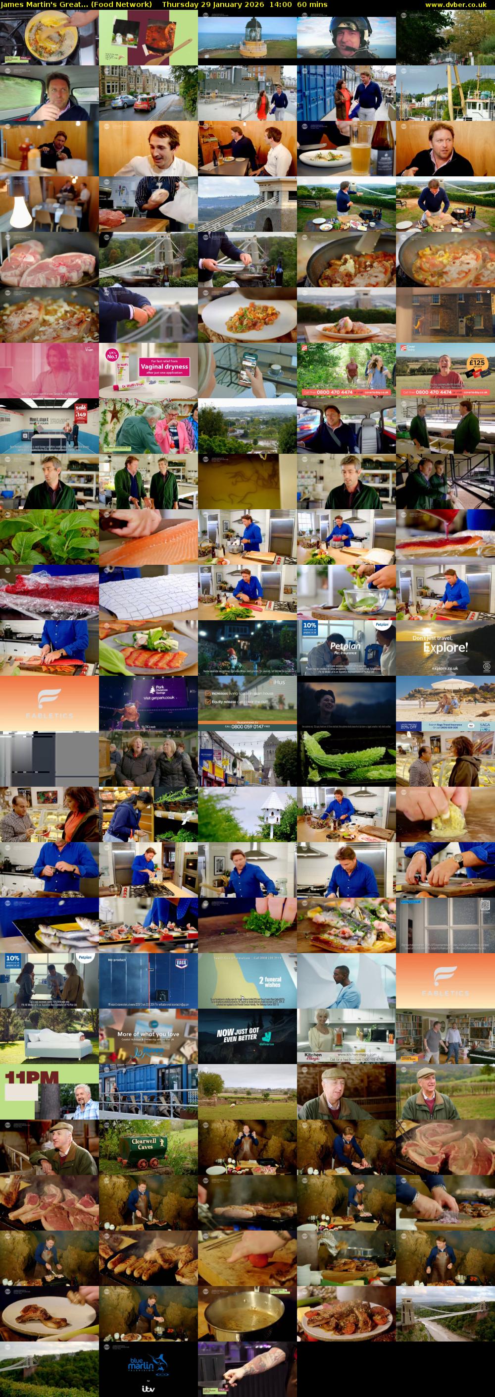 James Martin's Great... (Food Network) Thursday 29 January 2026 14:00 - 15:00