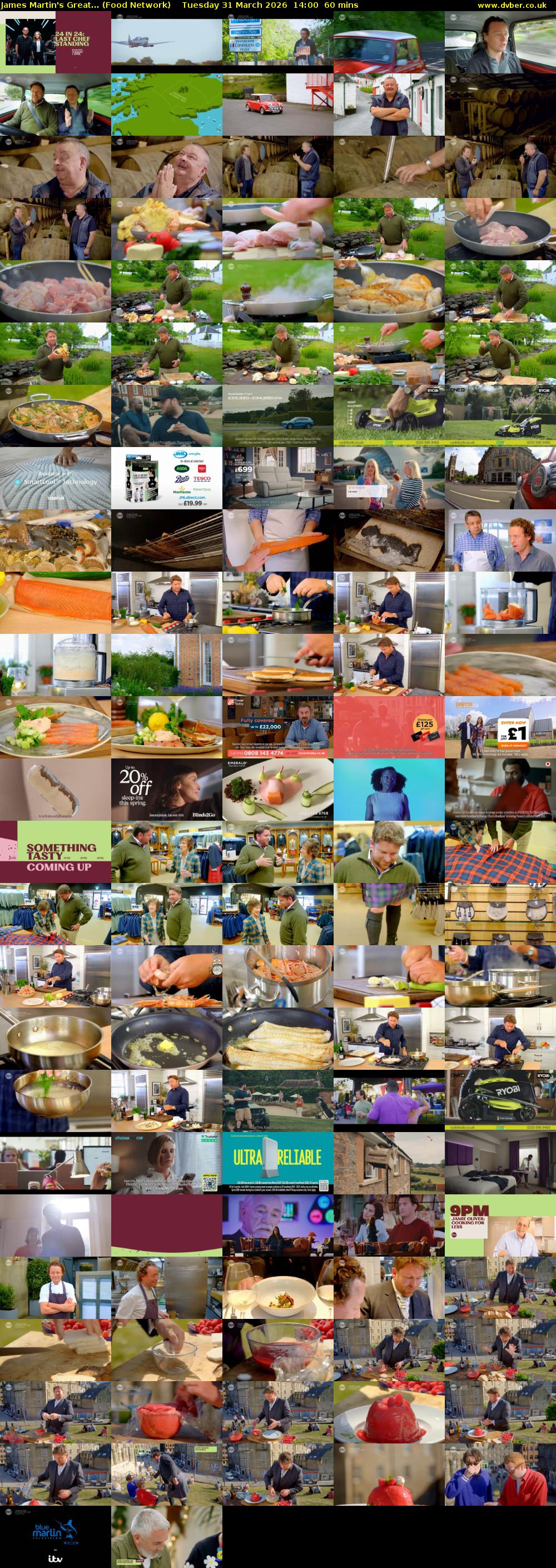 James Martin's Great... (Food Network) Tuesday 31 March 2026 14:00 - 15:00