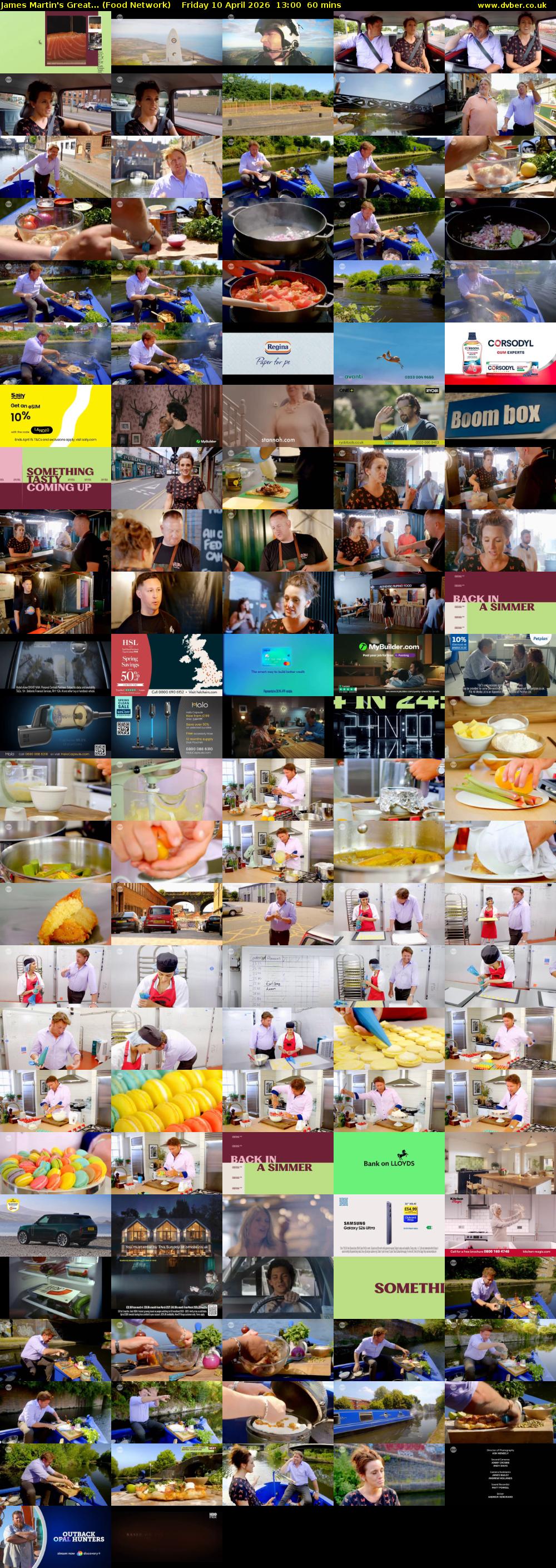 James Martin's Great... (Food Network) Friday 10 April 2026 13:00 - 14:00