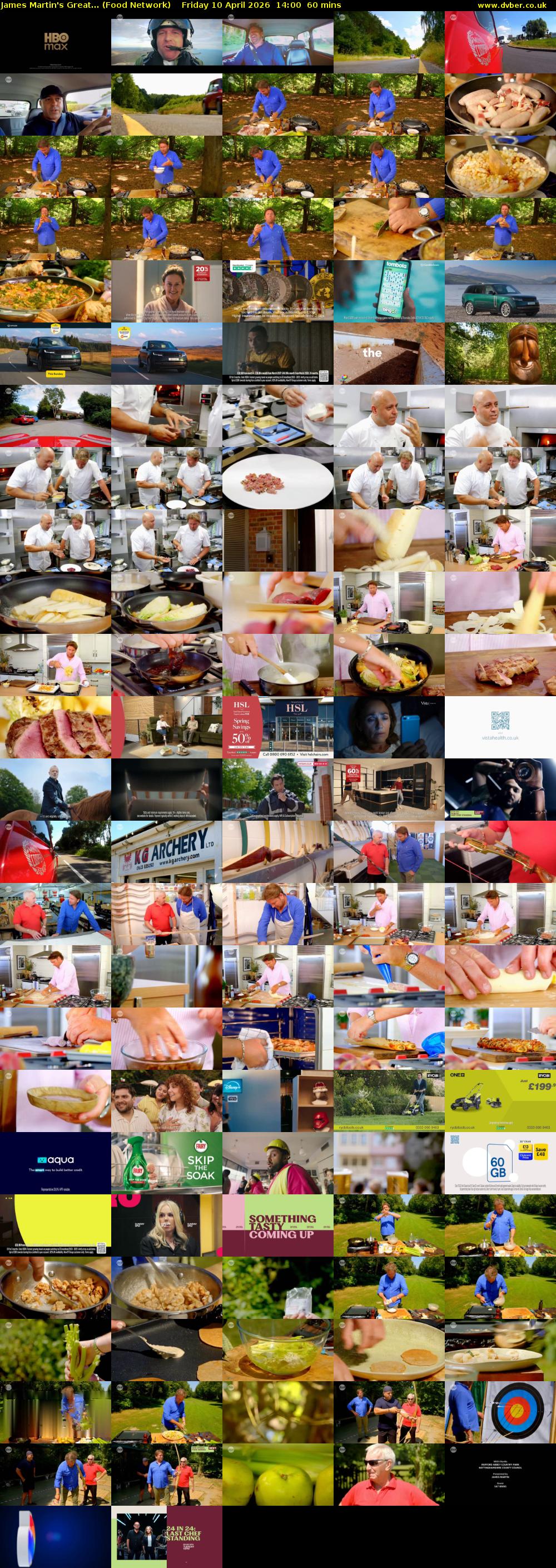 James Martin's Great... (Food Network) Friday 10 April 2026 14:00 - 15:00