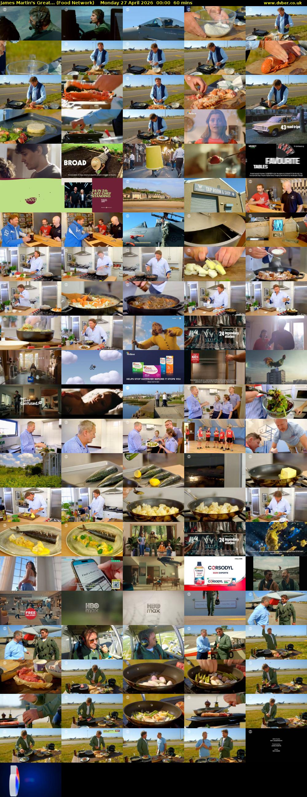 James Martin's Great... (Food Network) Monday 27 April 2026 00:00 - 01:00
