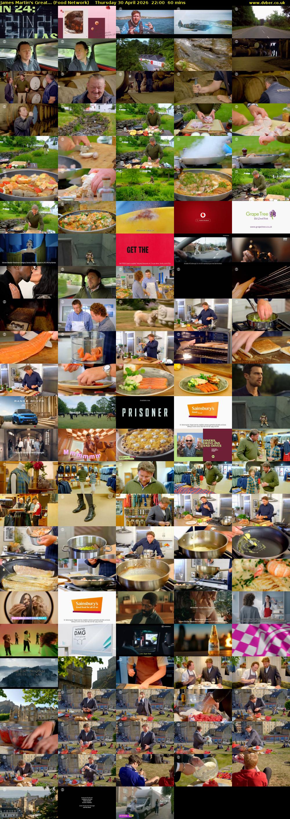 James Martin's Great... (Food Network) Thursday 30 April 2026 22:00 - 23:00