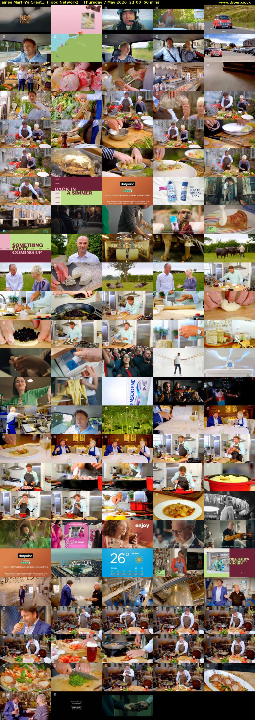 James Martin's Great... (Food Network) Thursday 7 May 2026 22:00 - 23:00