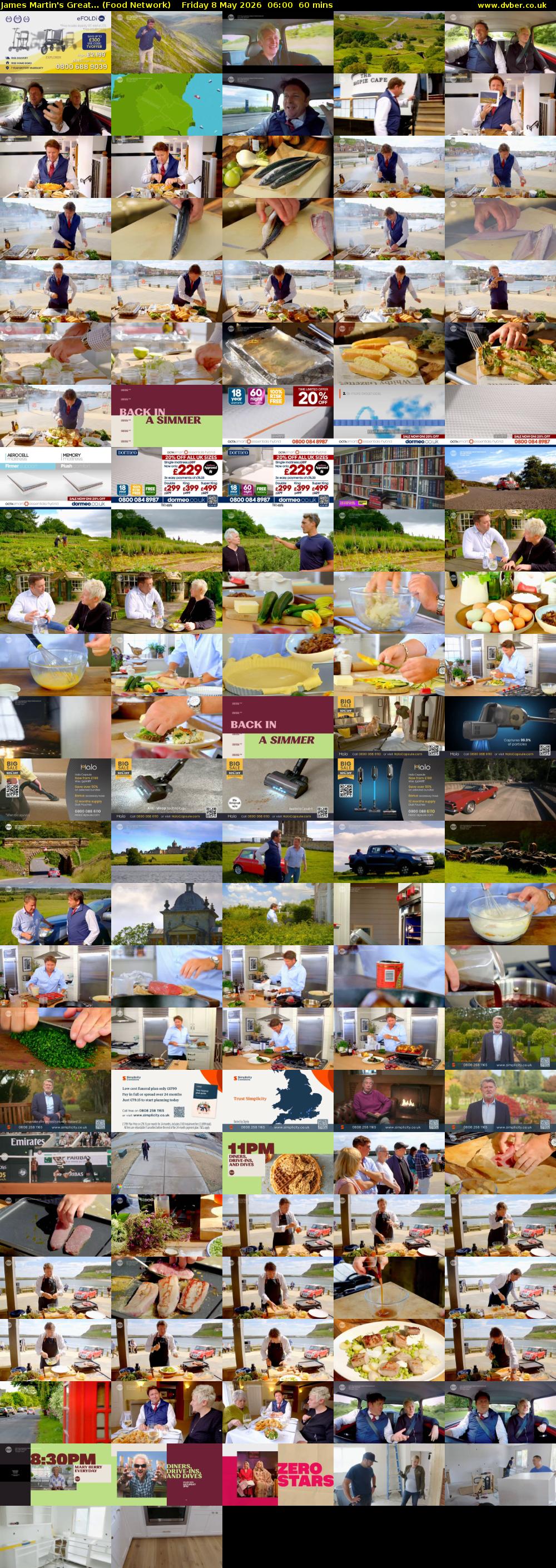 James Martin's Great... (Food Network) Friday 8 May 2026 06:00 - 07:00