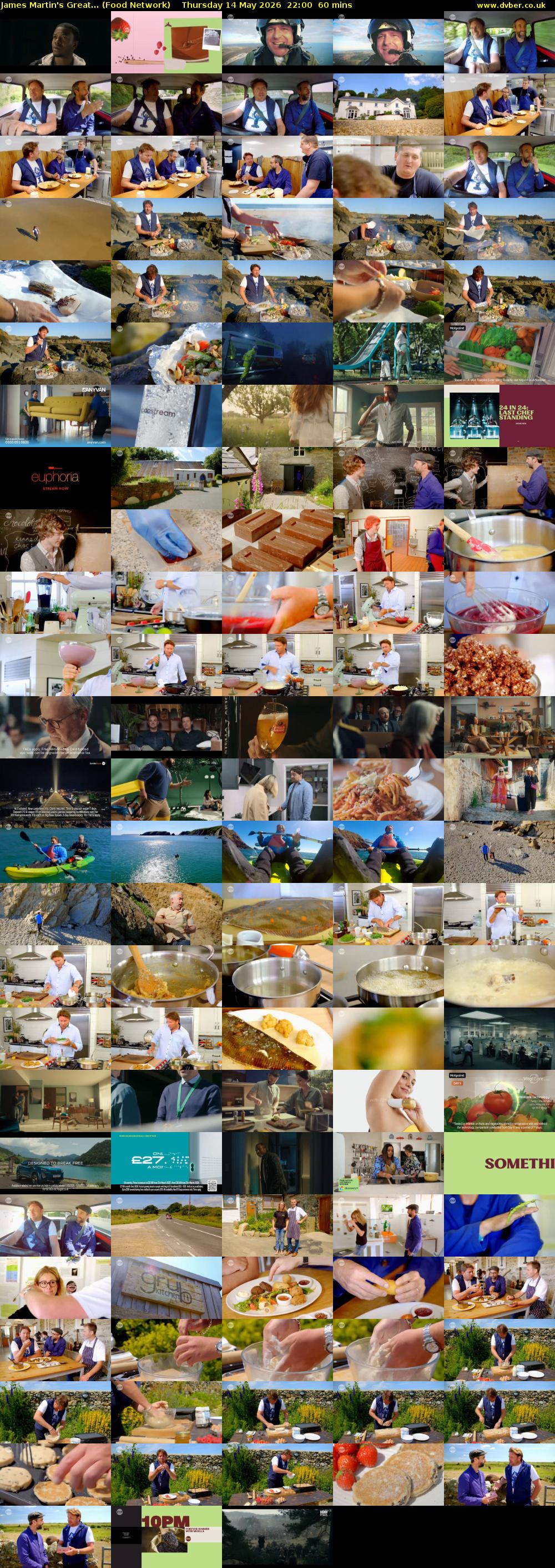 James Martin's Great... (Food Network) Thursday 14 May 2026 22:00 - 23:00