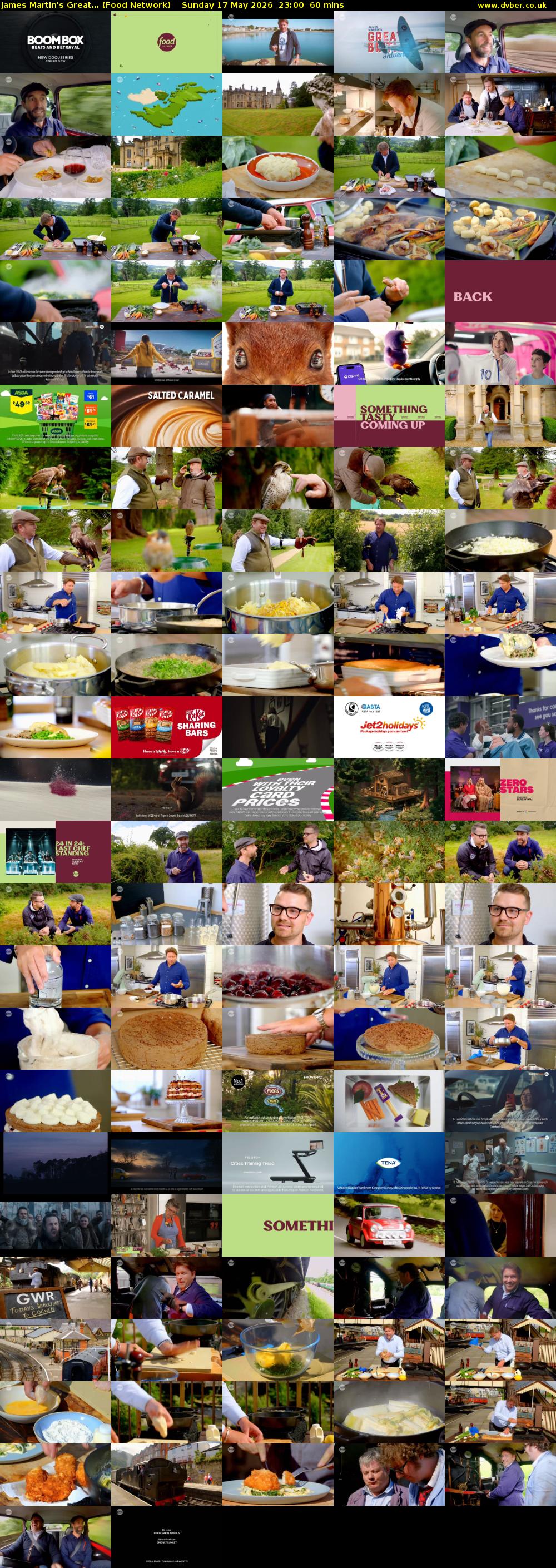 James Martin's Great... (Food Network) Sunday 17 May 2026 23:00 - 00:00