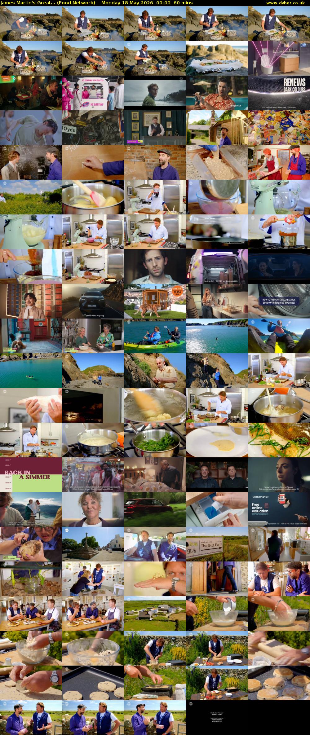 James Martin's Great... (Food Network) Monday 18 May 2026 00:00 - 01:00