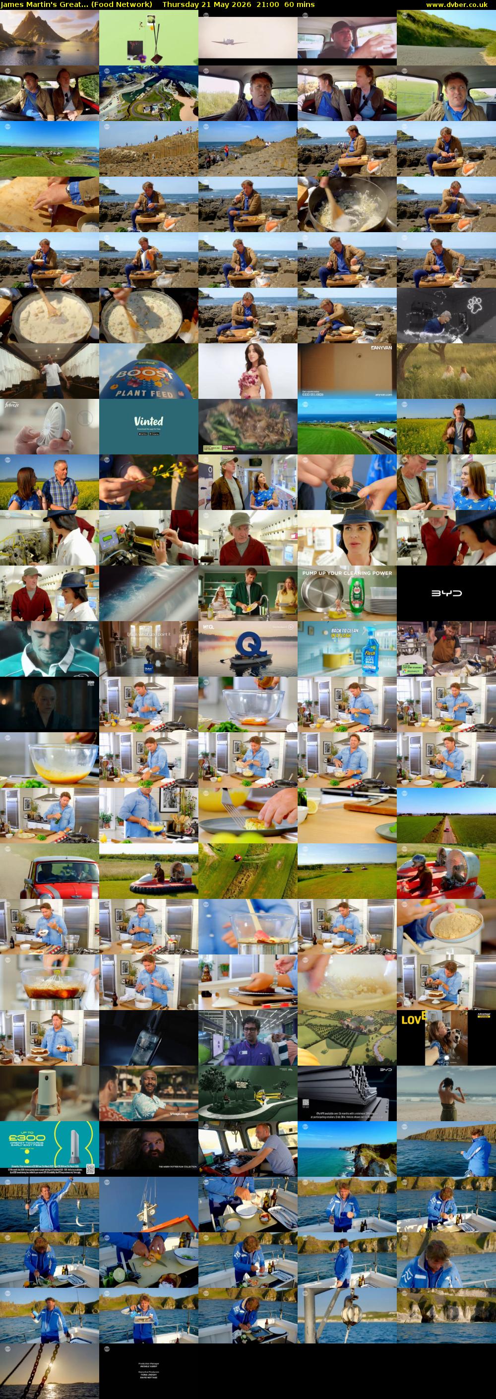 James Martin's Great... (Food Network) Thursday 21 May 2026 21:00 - 22:00