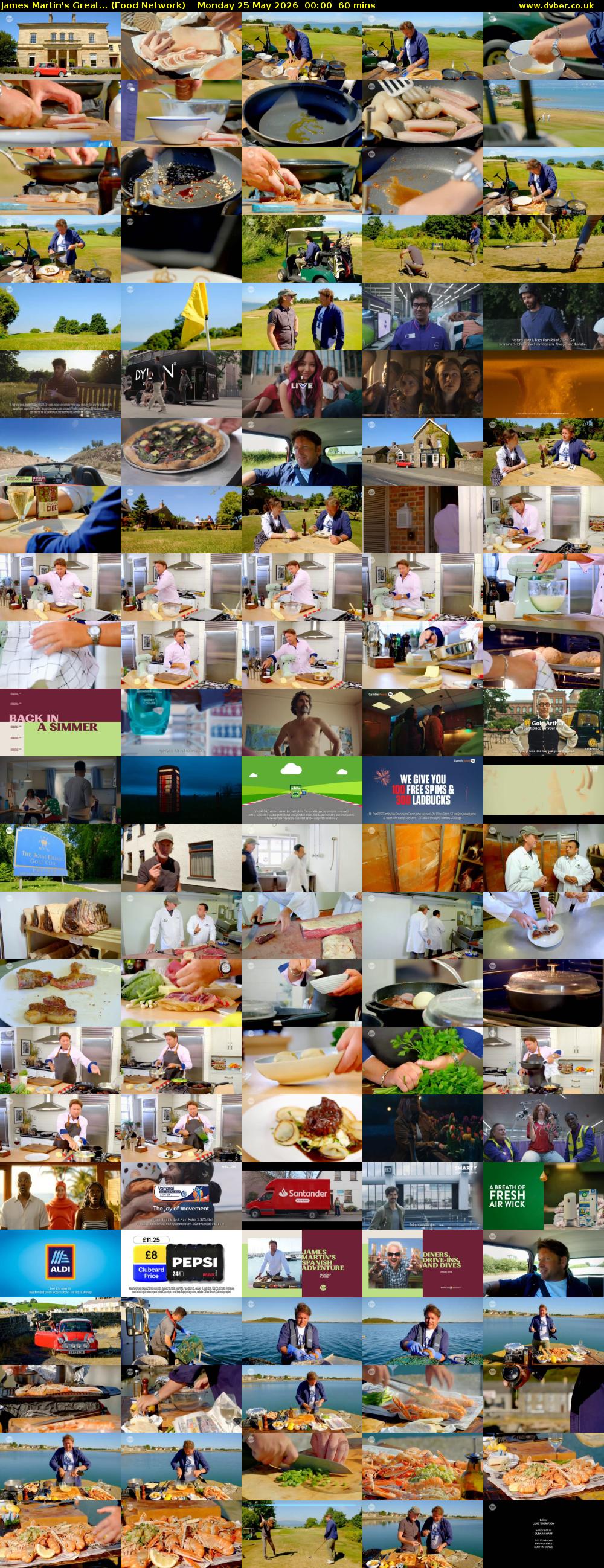 James Martin's Great... (Food Network) Monday 25 May 2026 00:00 - 01:00
