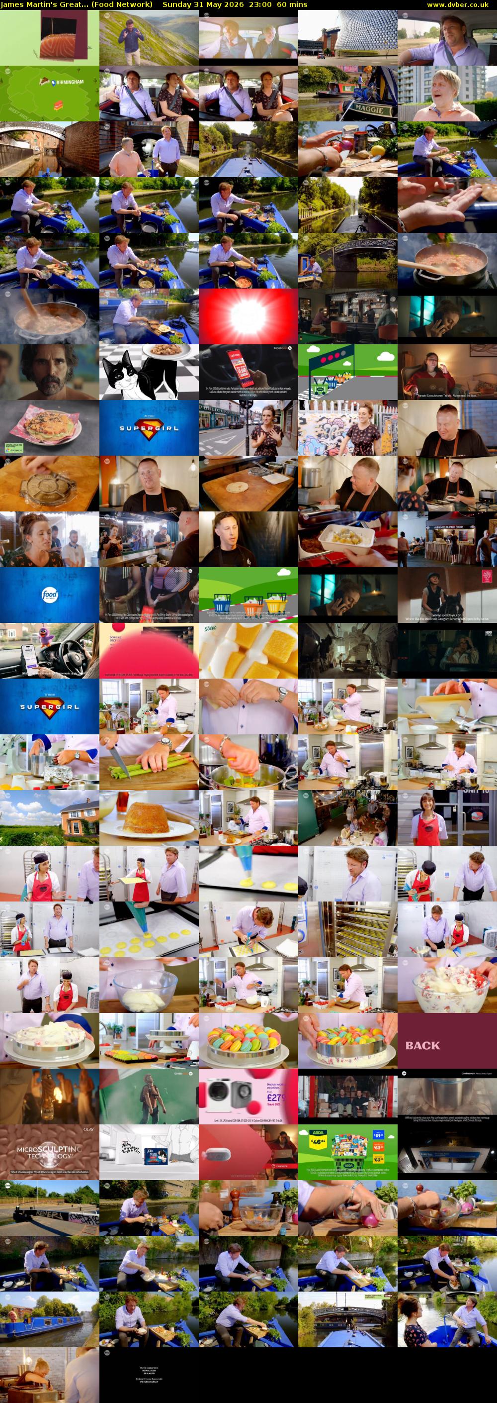 James Martin's Great... (Food Network) Sunday 31 May 2026 23:00 - 00:00