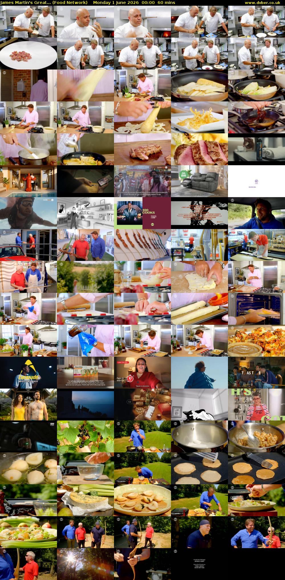 James Martin's Great... (Food Network) Monday 1 June 2026 00:00 - 01:00