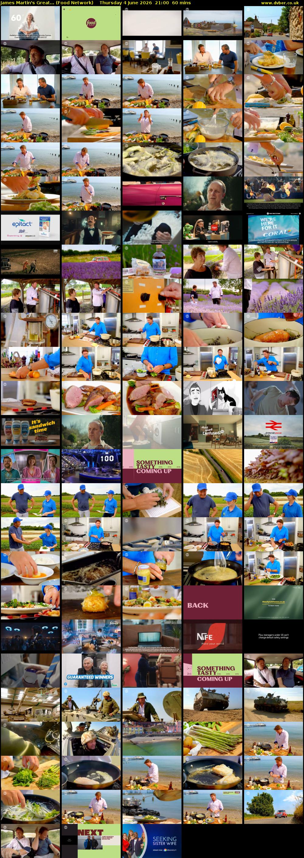 James Martin's Great... (Food Network) Thursday 4 June 2026 21:00 - 22:00