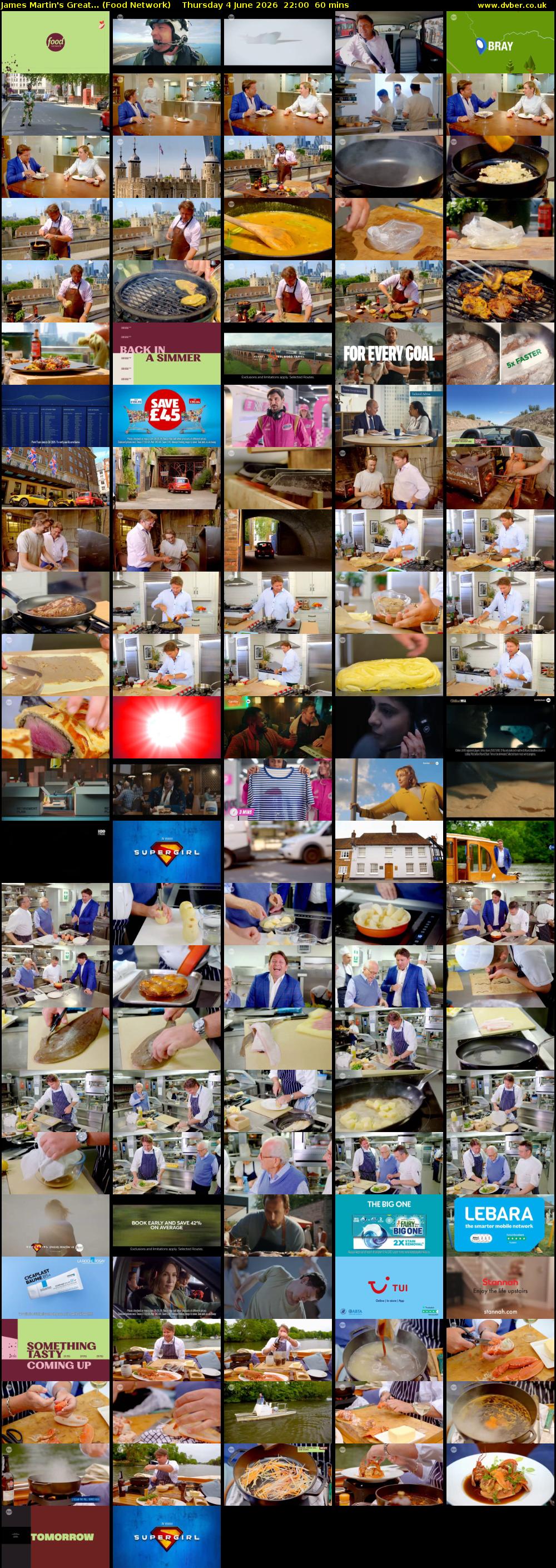James Martin's Great... (Food Network) Thursday 4 June 2026 22:00 - 23:00