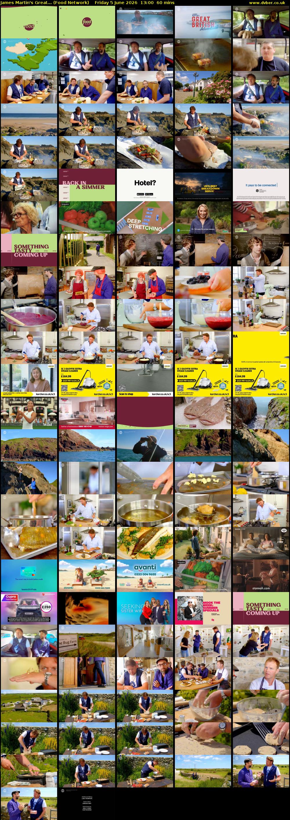 James Martin's Great... (Food Network) Friday 5 June 2026 13:00 - 14:00