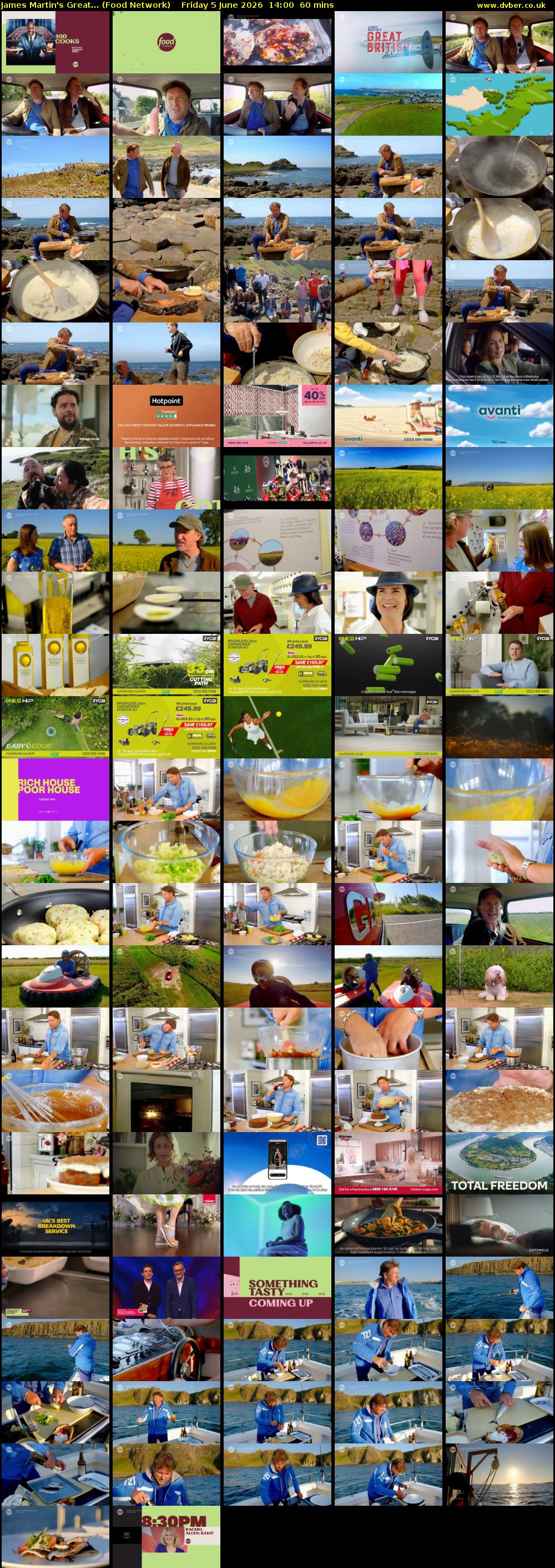 James Martin's Great... (Food Network) Friday 5 June 2026 14:00 - 15:00