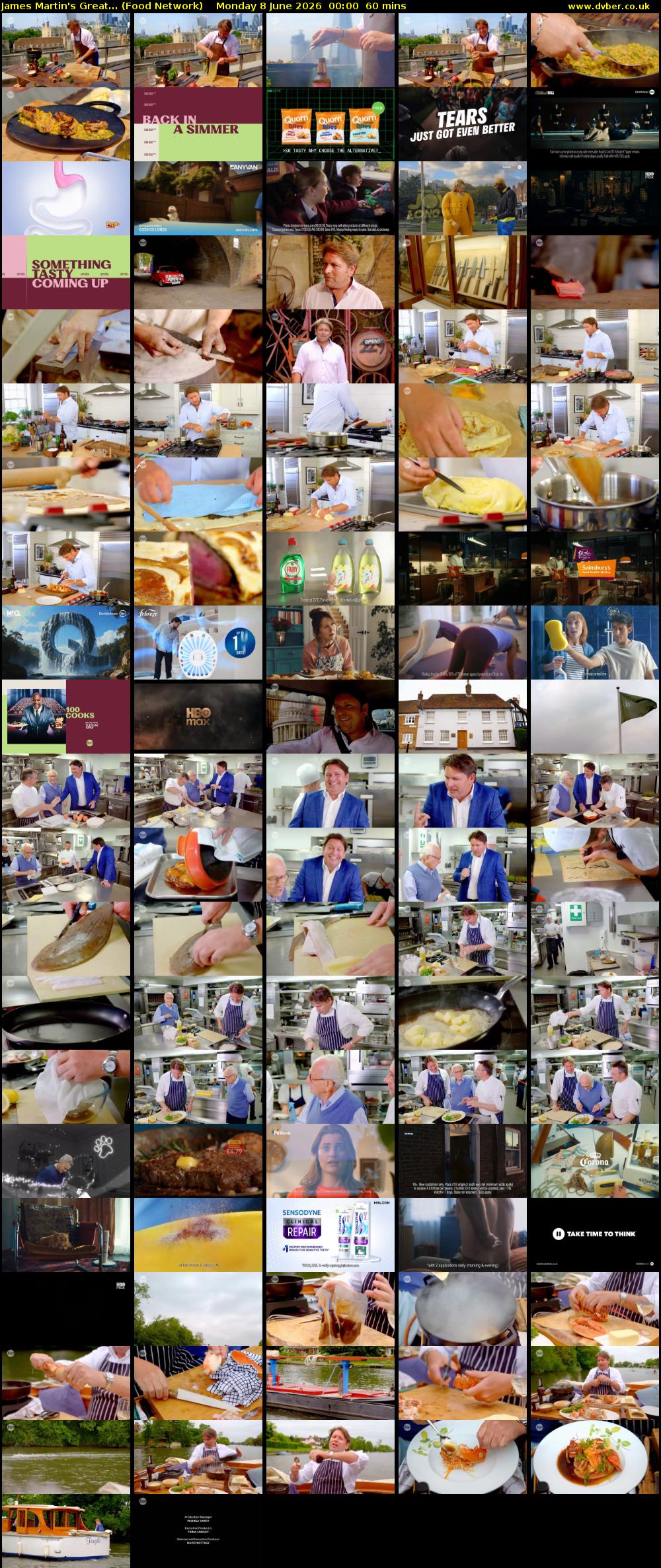 James Martin's Great... (Food Network) Monday 8 June 2026 00:00 - 01:00