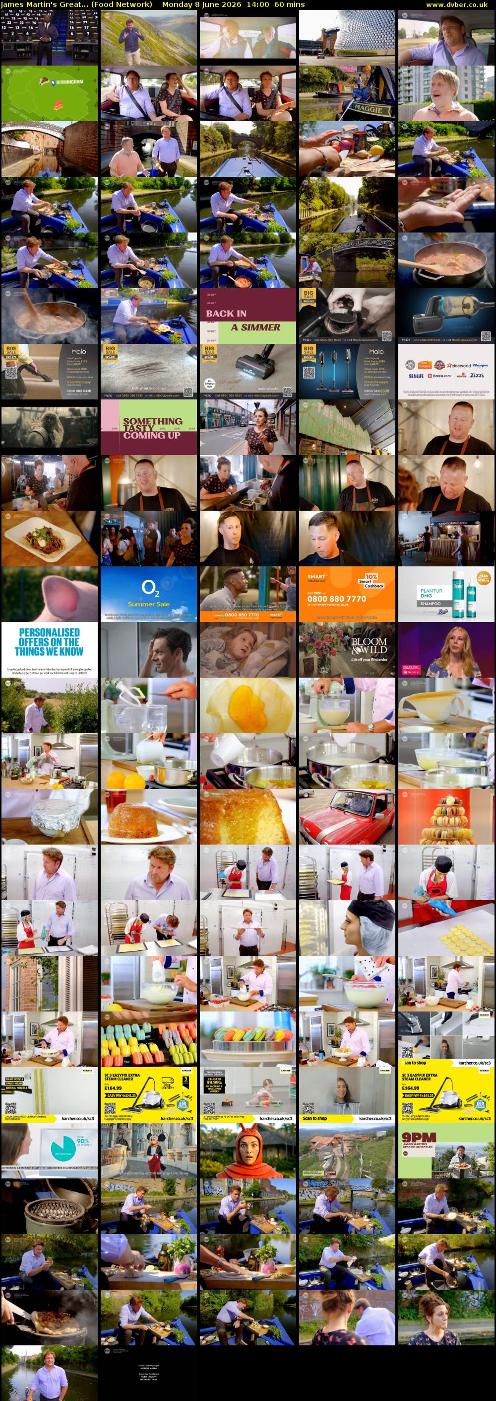 James Martin's Great... (Food Network) Monday 8 June 2026 14:00 - 15:00