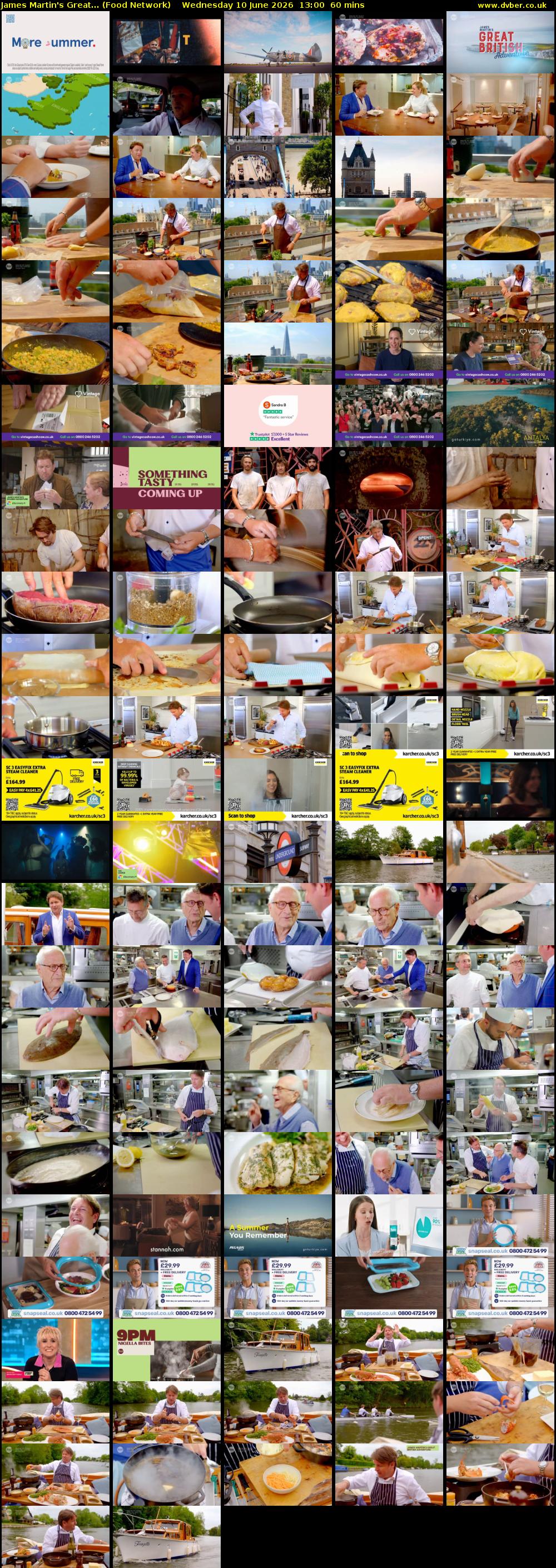 James Martin's Great... (Food Network) Wednesday 10 June 2026 13:00 - 14:00