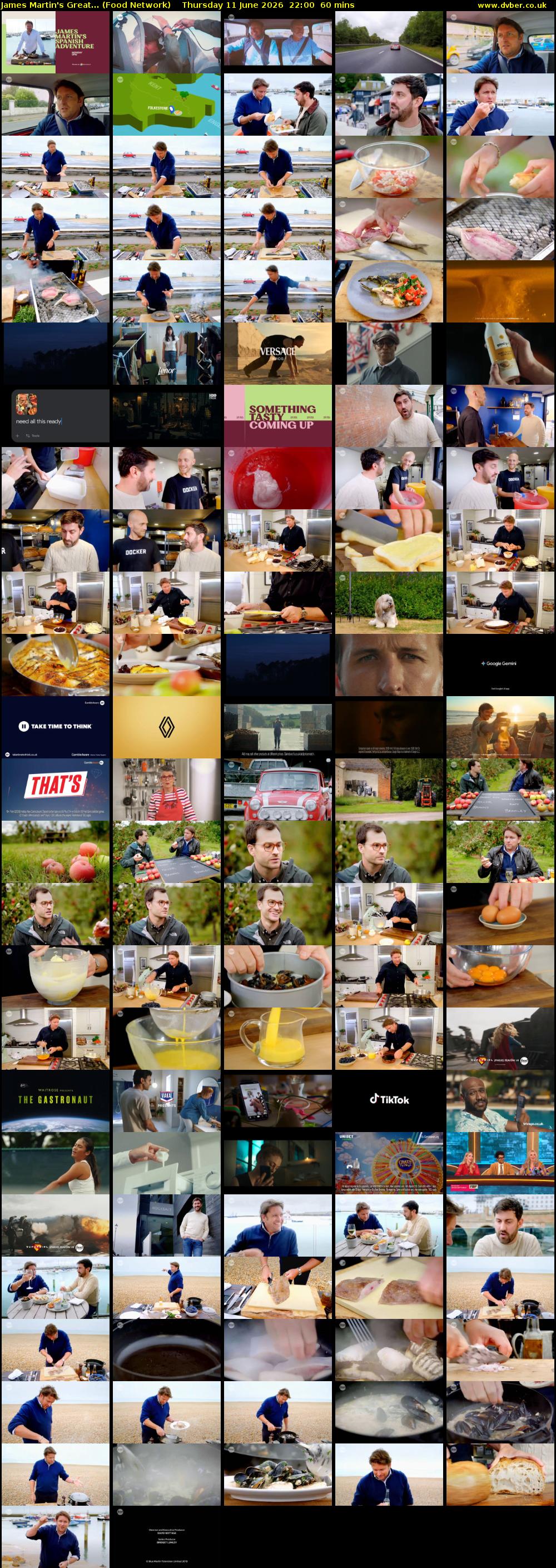 James Martin's Great... (Food Network) Thursday 11 June 2026 22:00 - 23:00