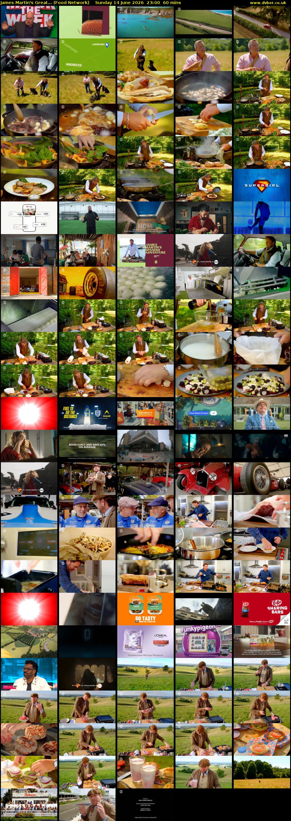 James Martin's Great... (Food Network) Sunday 14 June 2026 23:00 - 00:00