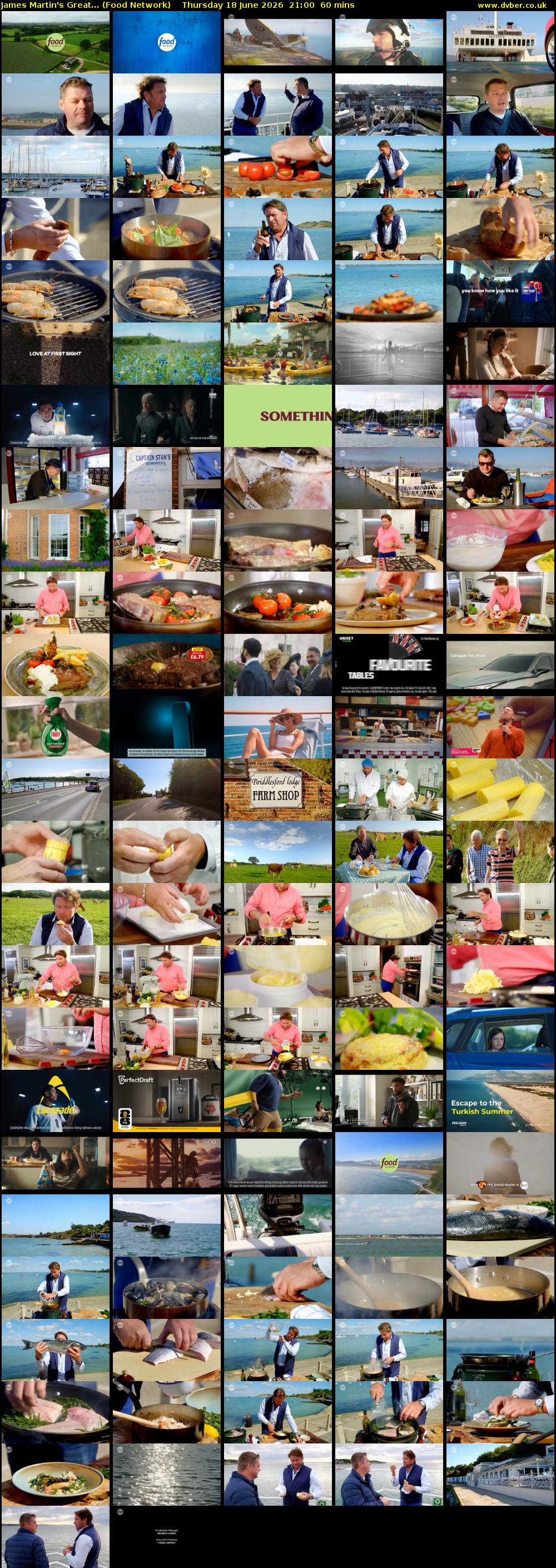 James Martin's Great... (Food Network) Thursday 18 June 2026 21:00 - 22:00