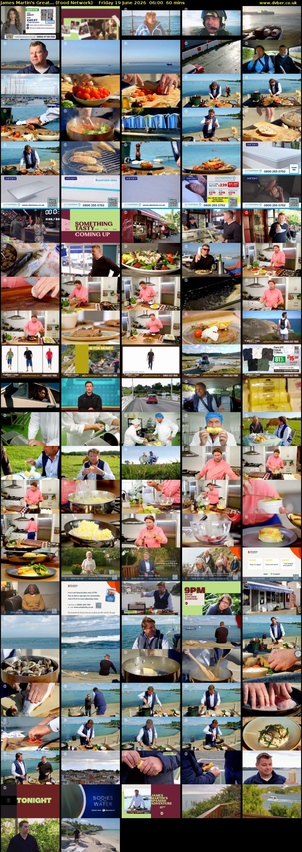 James Martin's Great... (Food Network) Friday 19 June 2026 06:00 - 07:00