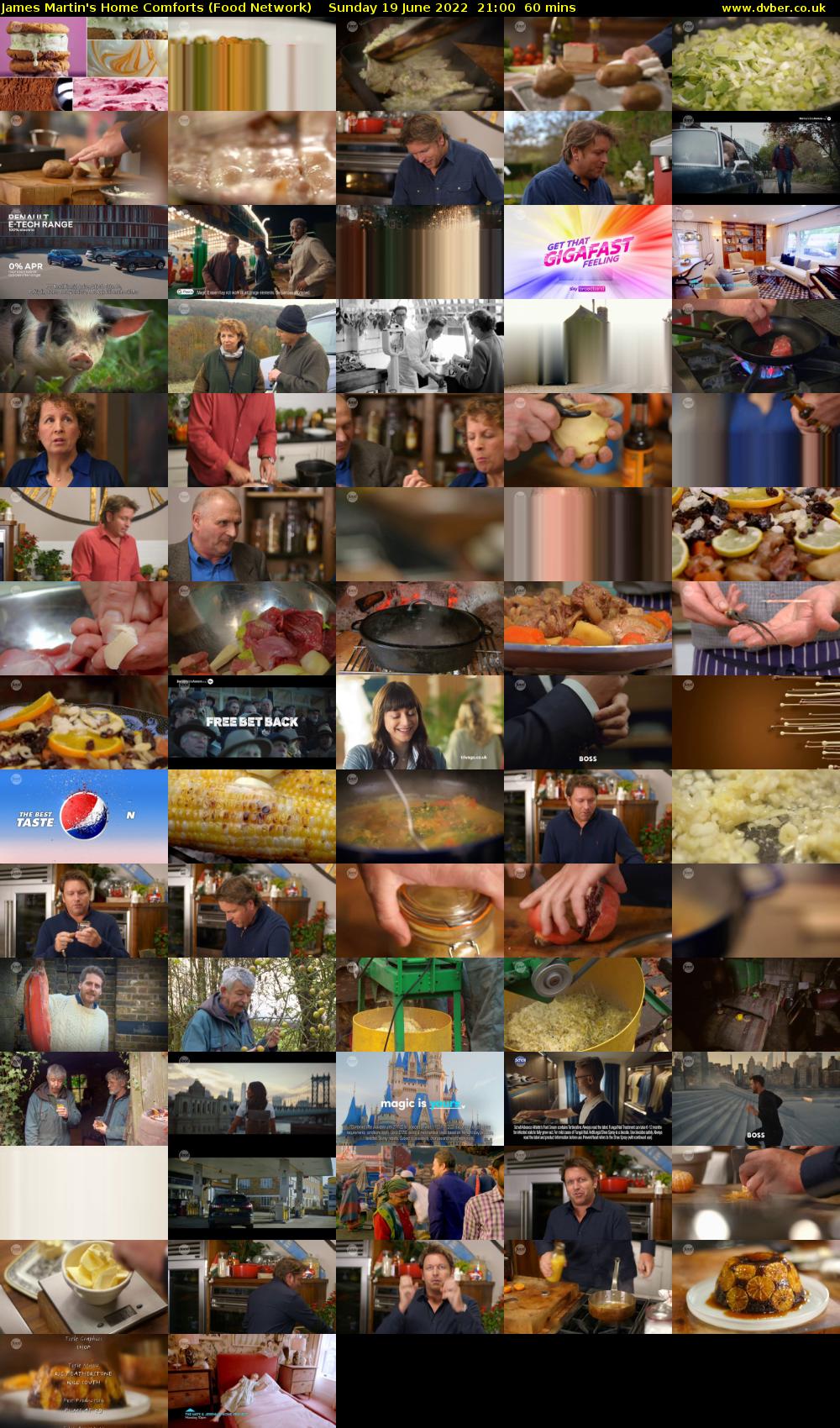 James Martin's Home Comforts (Food Network) Sunday 19 June 2022 21:00 - 22:00