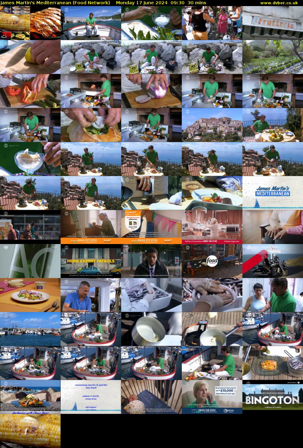 James Martin's Mediterranean (Food Network) Monday 17 June 2024 09:30 - 10:00